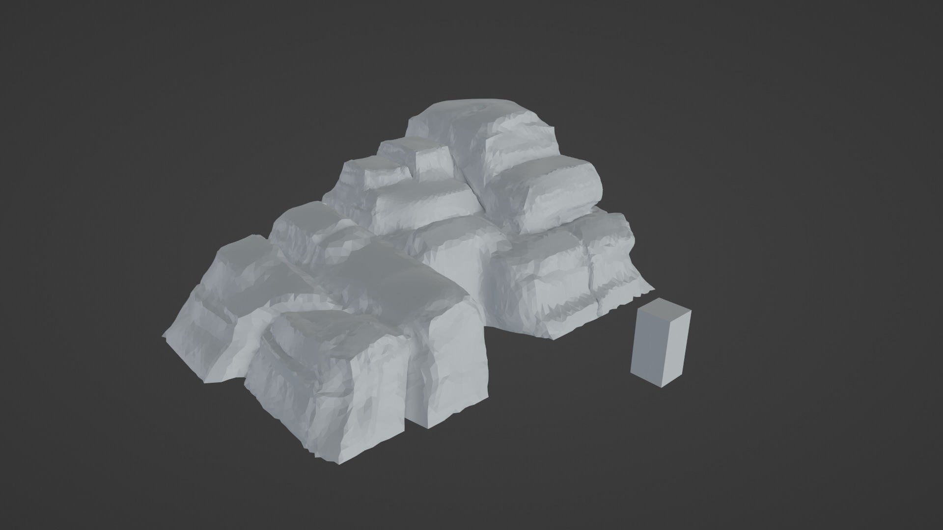 desert enivronment pack lowpoly models Low-poly 3D model_4