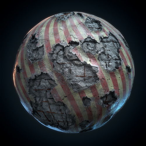 Wall Concrete - VOL 04 - Maps - Sbsar Texture