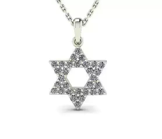 Star of David pendant Model 6508