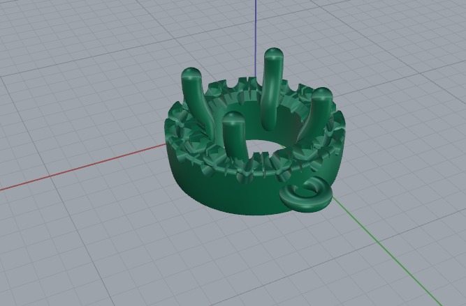 Pendant Model 6506 3D print model_3