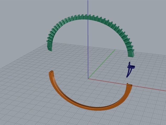 Bracelet size 16 Model 6493 3D print model_3