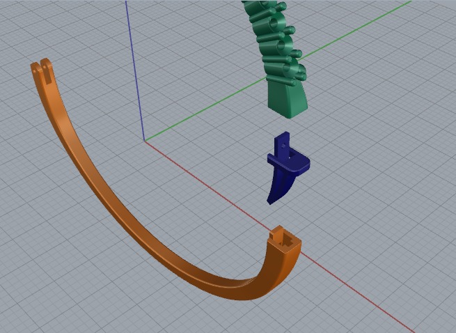 Bracelet size 16 Model 6493 3D print model_4