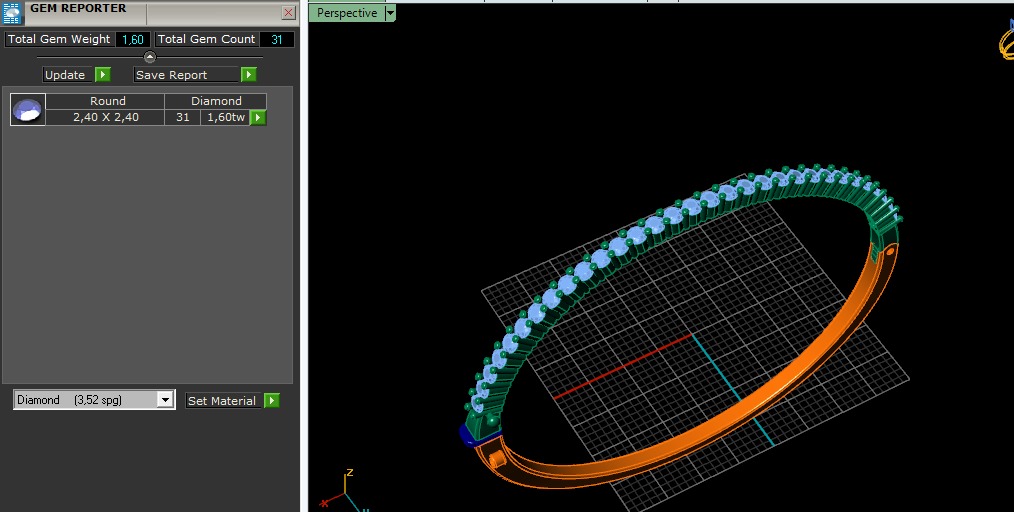 Bracelet size 16 Model 6493 3D print model_8