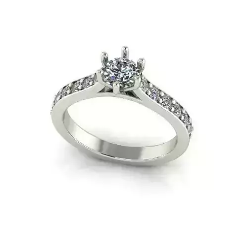 Solitaire ring Model 6490