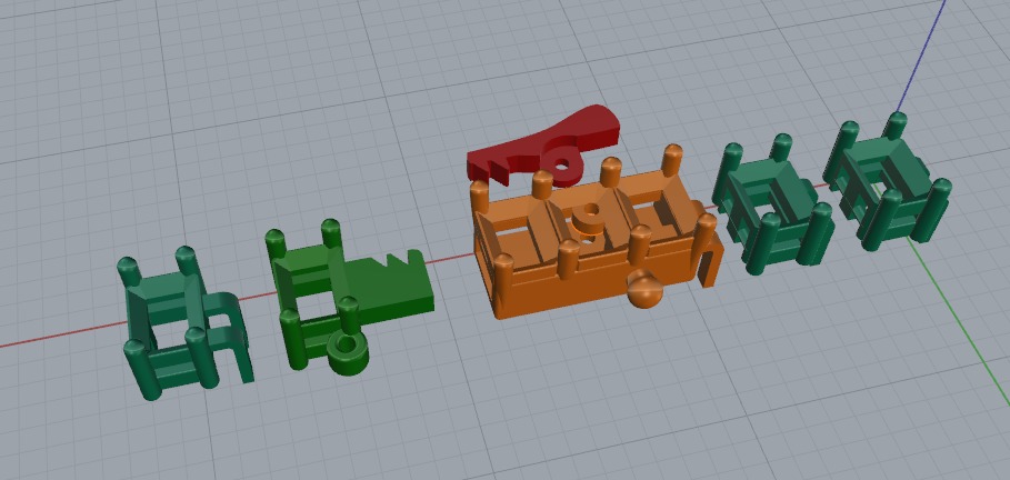 Bracelet tennis Model 6481 3D print model_3