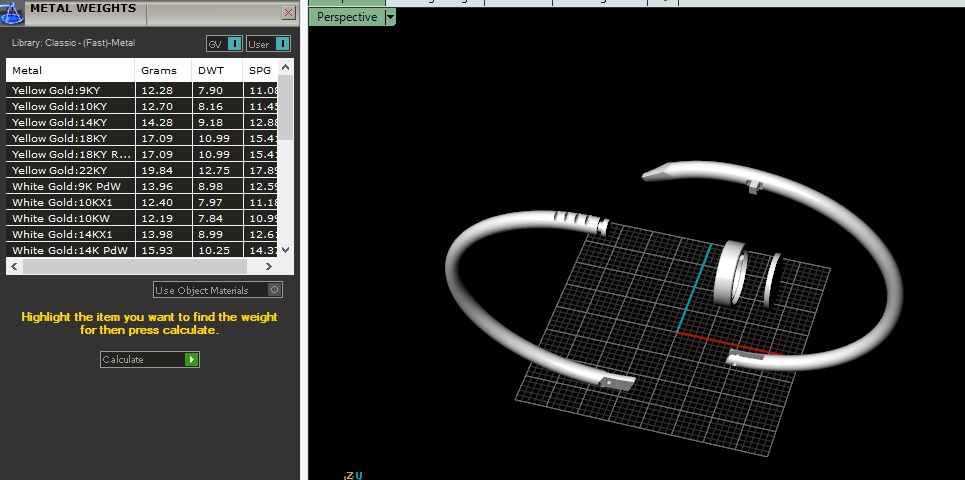 Bracelet Nail size13 Model 6476 3D print model_7