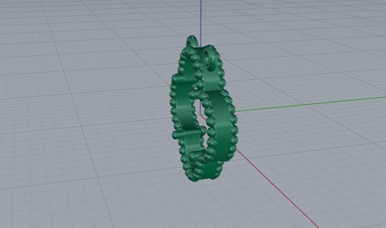 Pendant Model 6470 3D print model_3