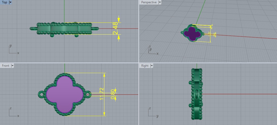 Pendant Model 6469 3D print model_5