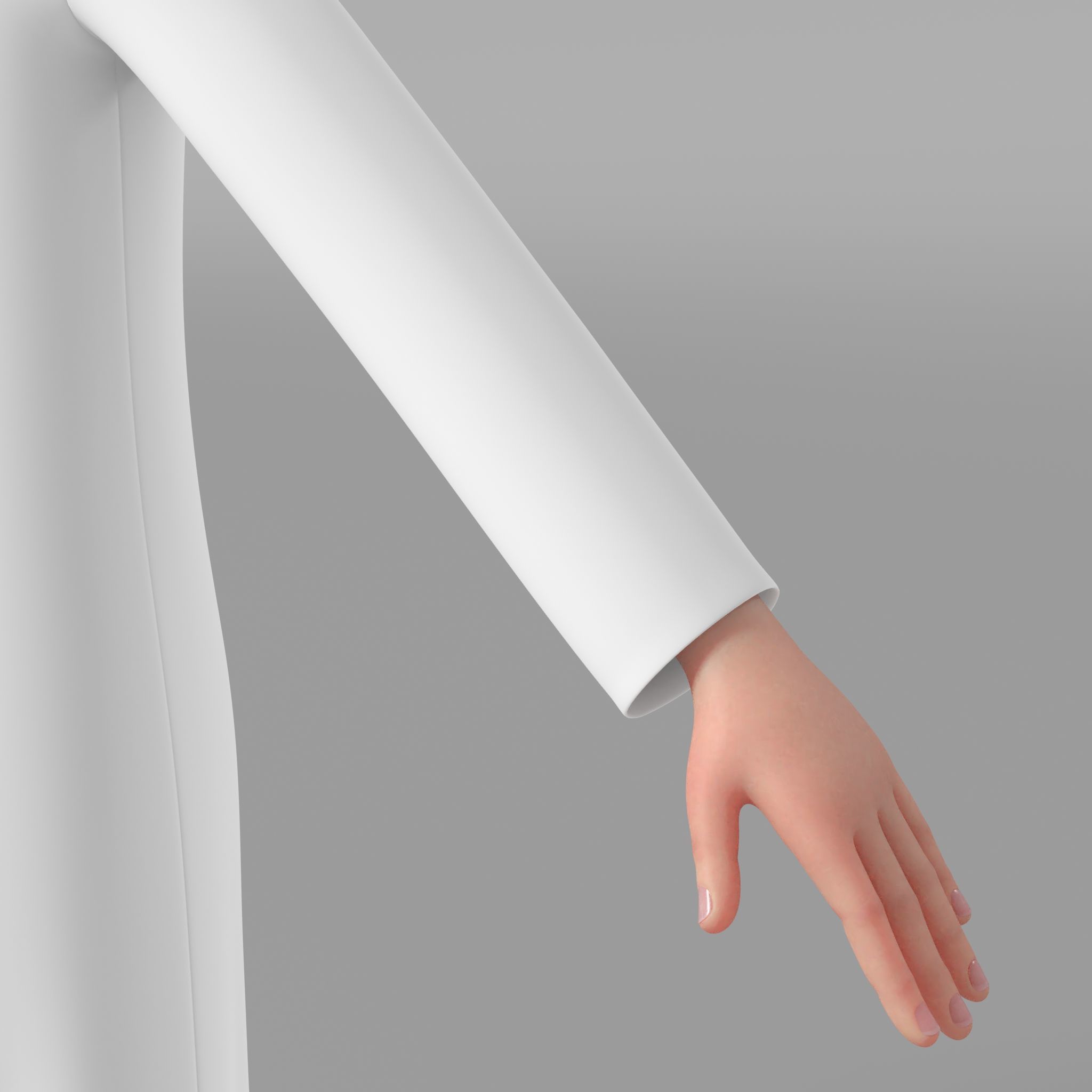 Arab kids character Abdulla with Texture Rig Hair file 3D model 3D model_8