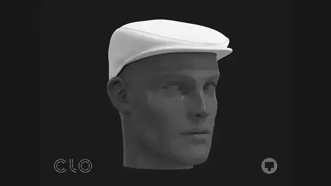 BASIC FLAT CAP mv2 highpoly