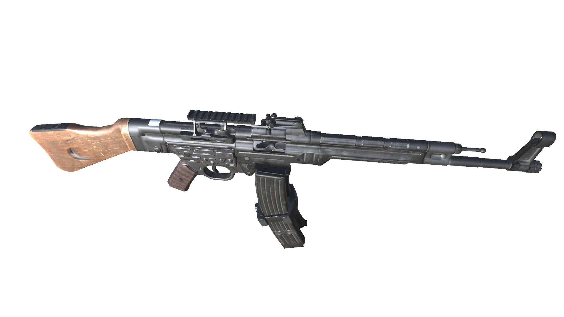 28-Assault-Rifle-STG44gun model 3d game ready model Low-poly 3D model_15