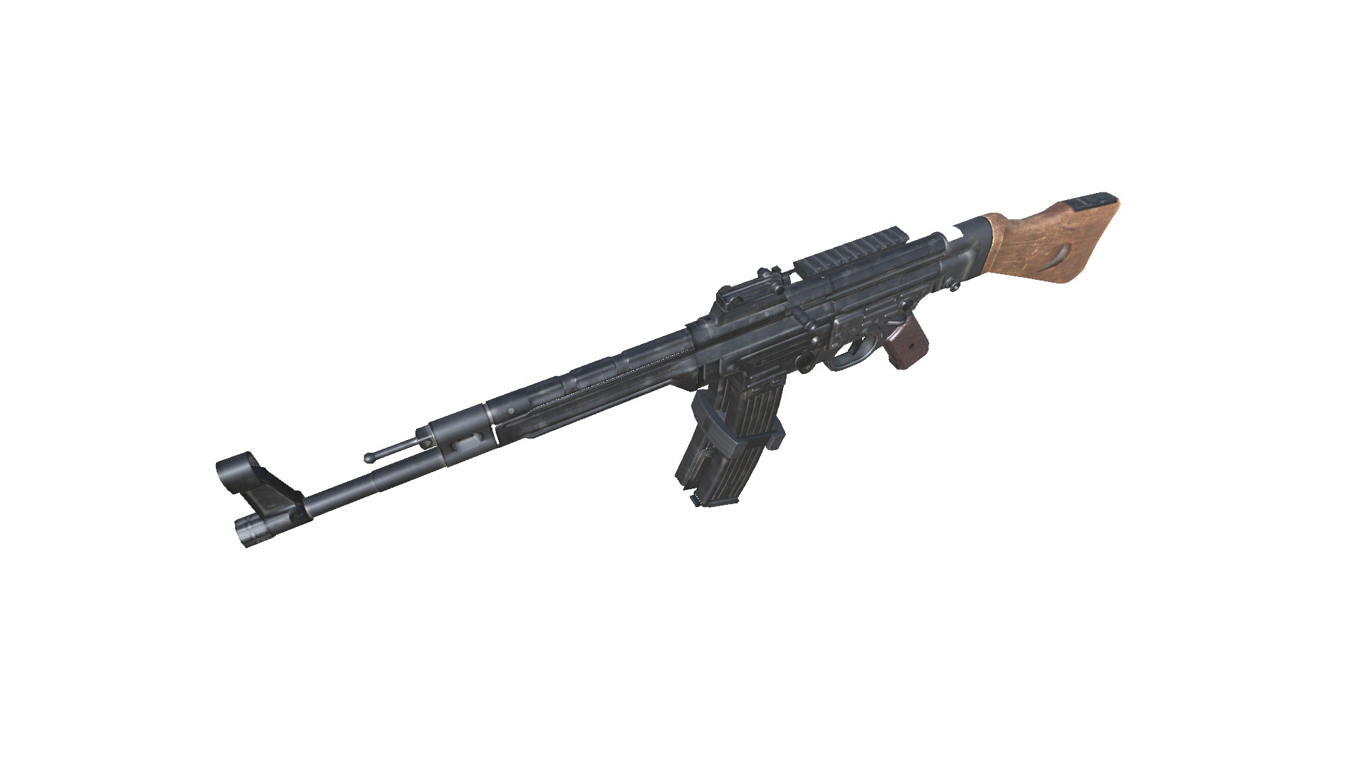 28-Assault-Rifle-STG44gun model 3d game ready model Low-poly 3D model_4