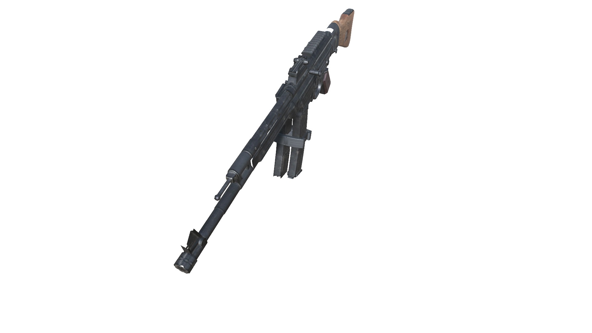 28-Assault-Rifle-STG44gun model 3d game ready model Low-poly 3D model_2