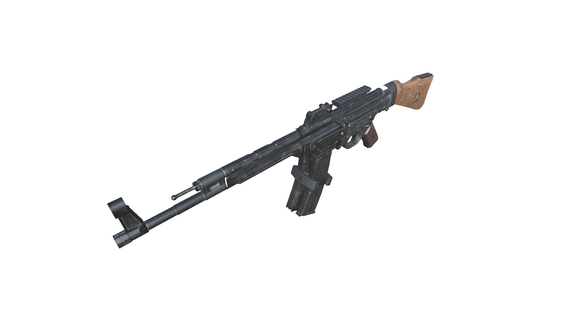 28-Assault-Rifle-STG44gun model 3d game ready model Low-poly 3D model_3
