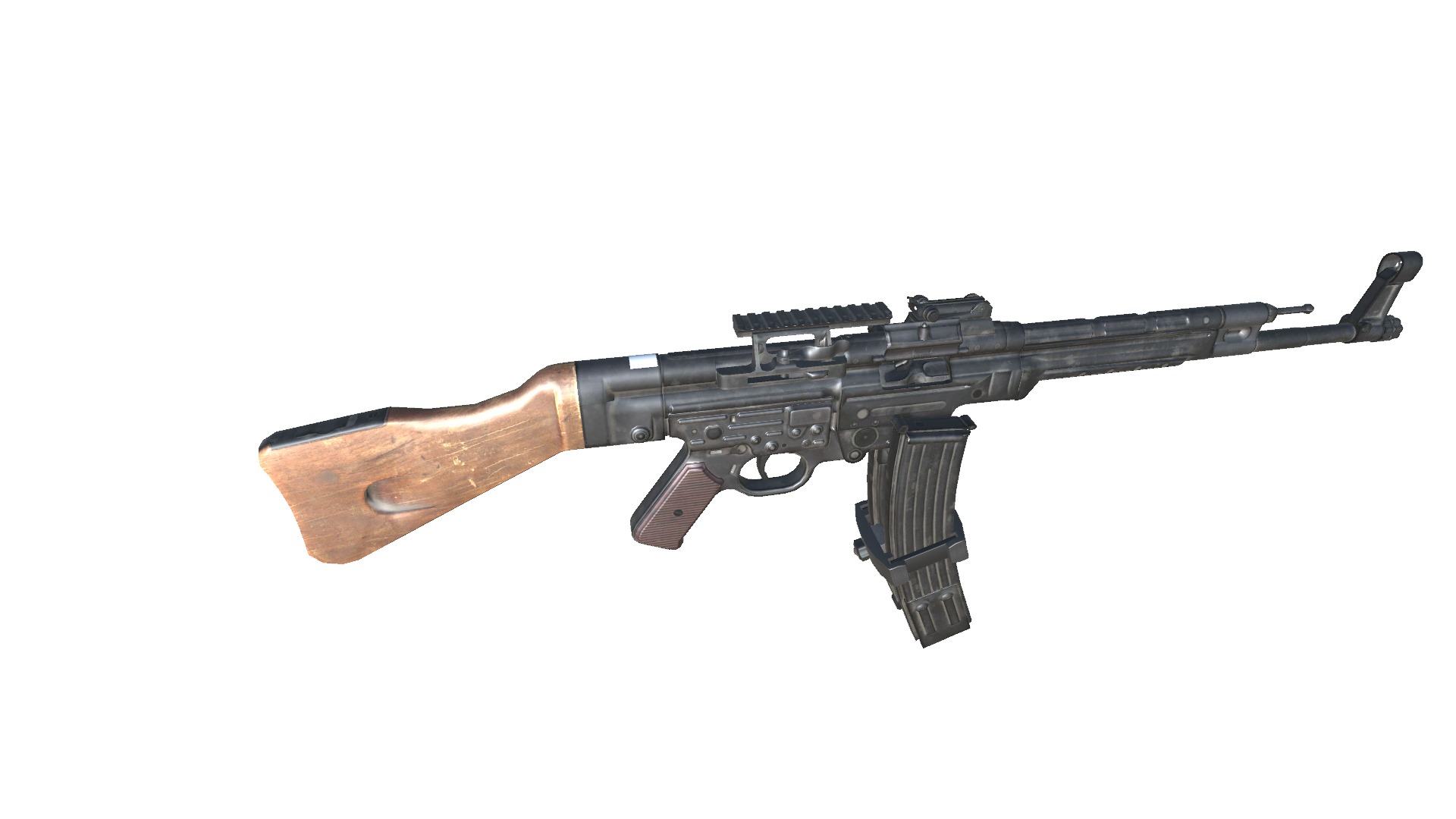 28-Assault-Rifle-STG44gun model 3d game ready model Low-poly 3D model_14