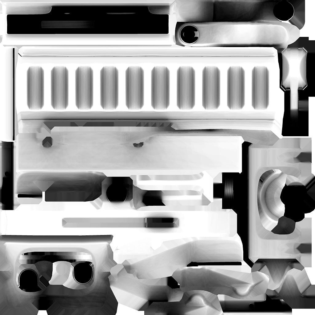 28-Assault-Rifle-STG44gun model 3d game ready model Low-poly 3D model_38