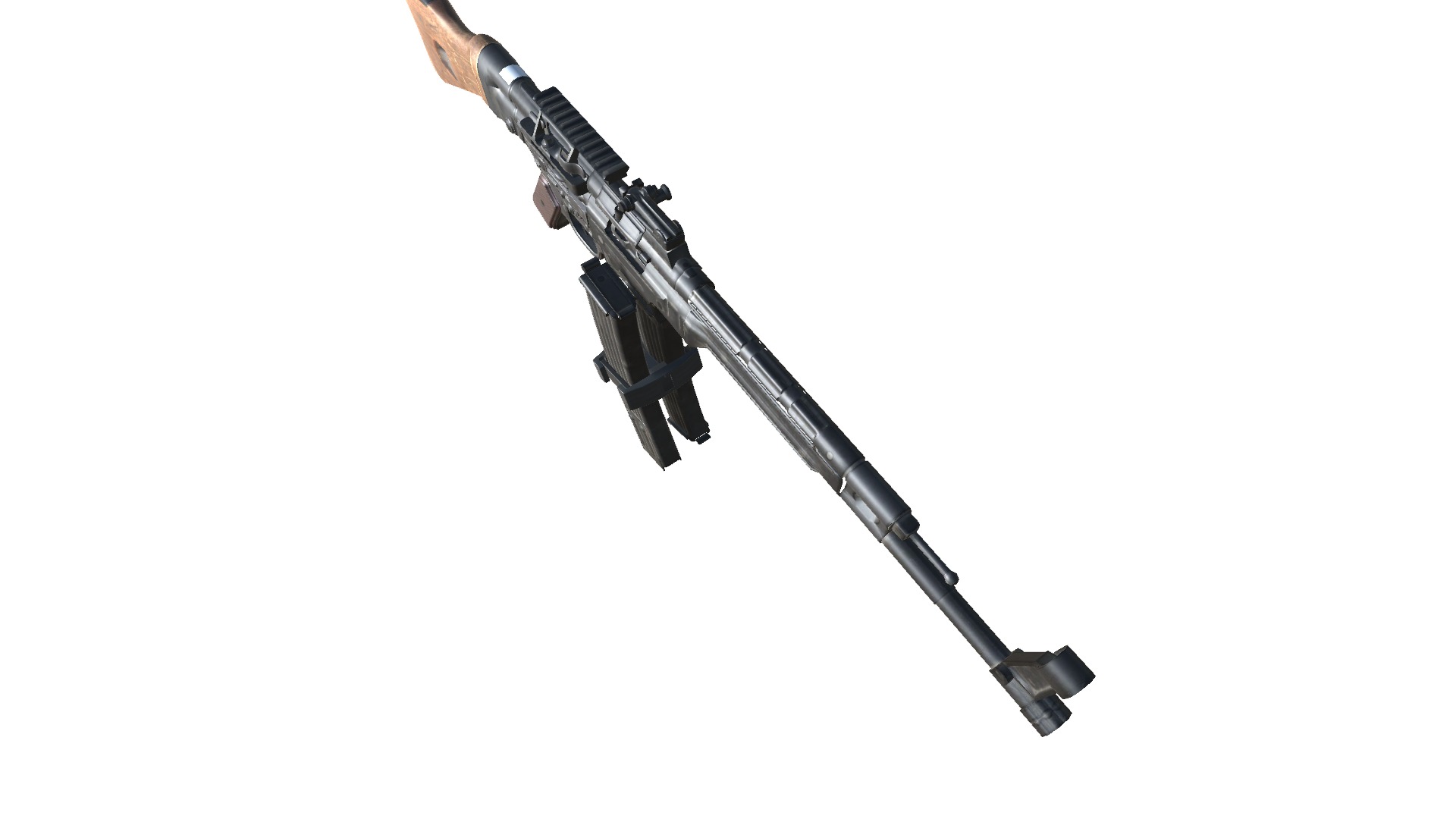 28-Assault-Rifle-STG44gun model 3d game ready model Low-poly 3D model_20