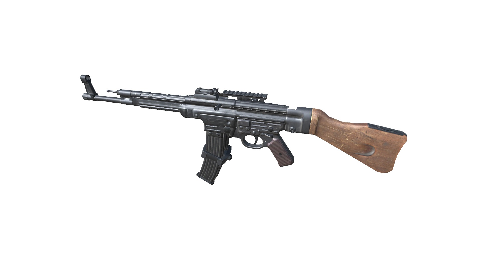 28-Assault-Rifle-STG44gun model 3d game ready model Low-poly 3D model_9