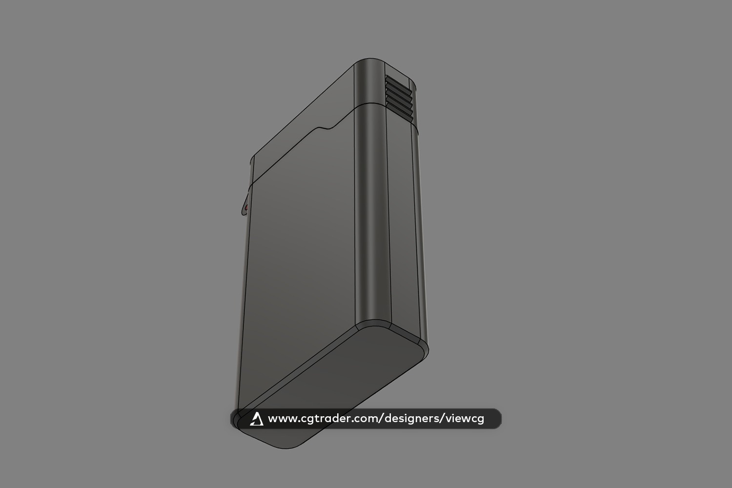 Cigarette Lighter Carry Case 3D print model_2