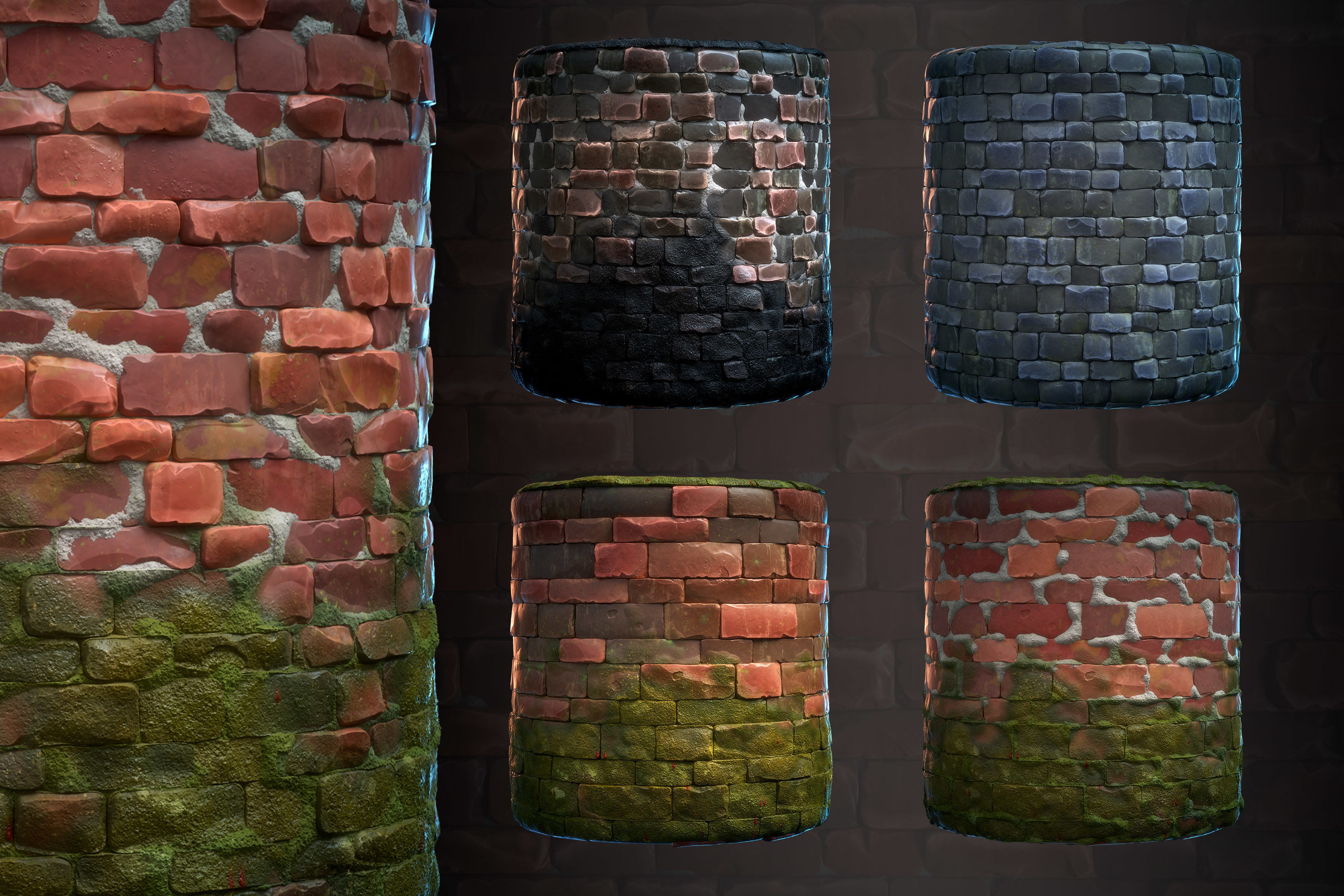 Wall Material - VOL 05 - Maps - Sbsar Texture_2