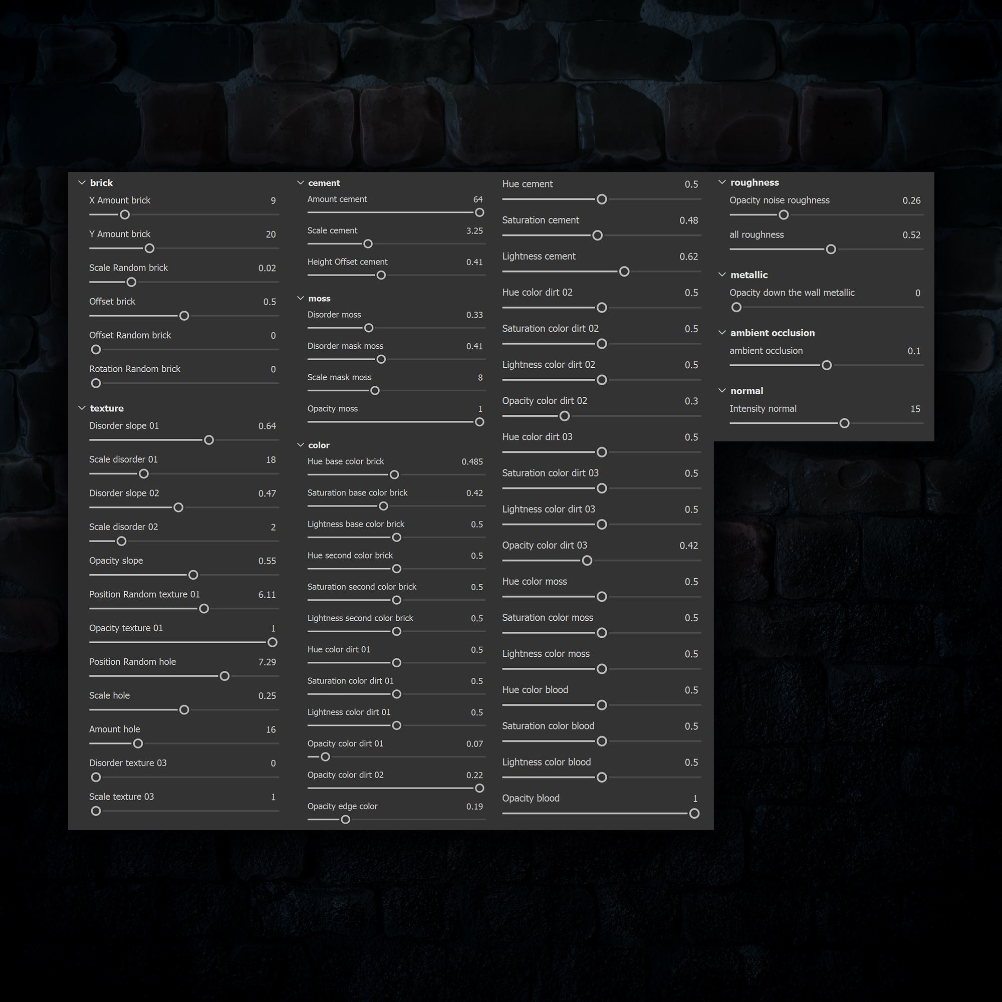 Wall Material - VOL 05 - Maps - Sbsar Texture_8