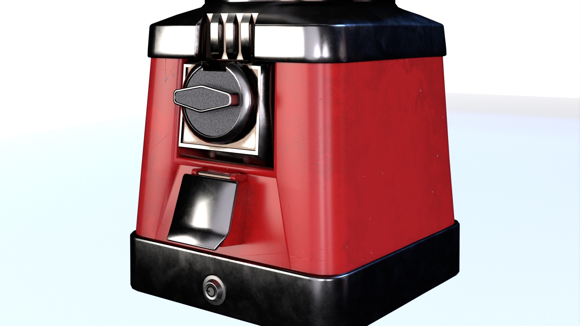 Gumball Candy Vending Machine Collection with 15 Fillings 3D model_9