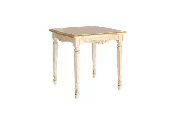 Empire square side table by Modenese