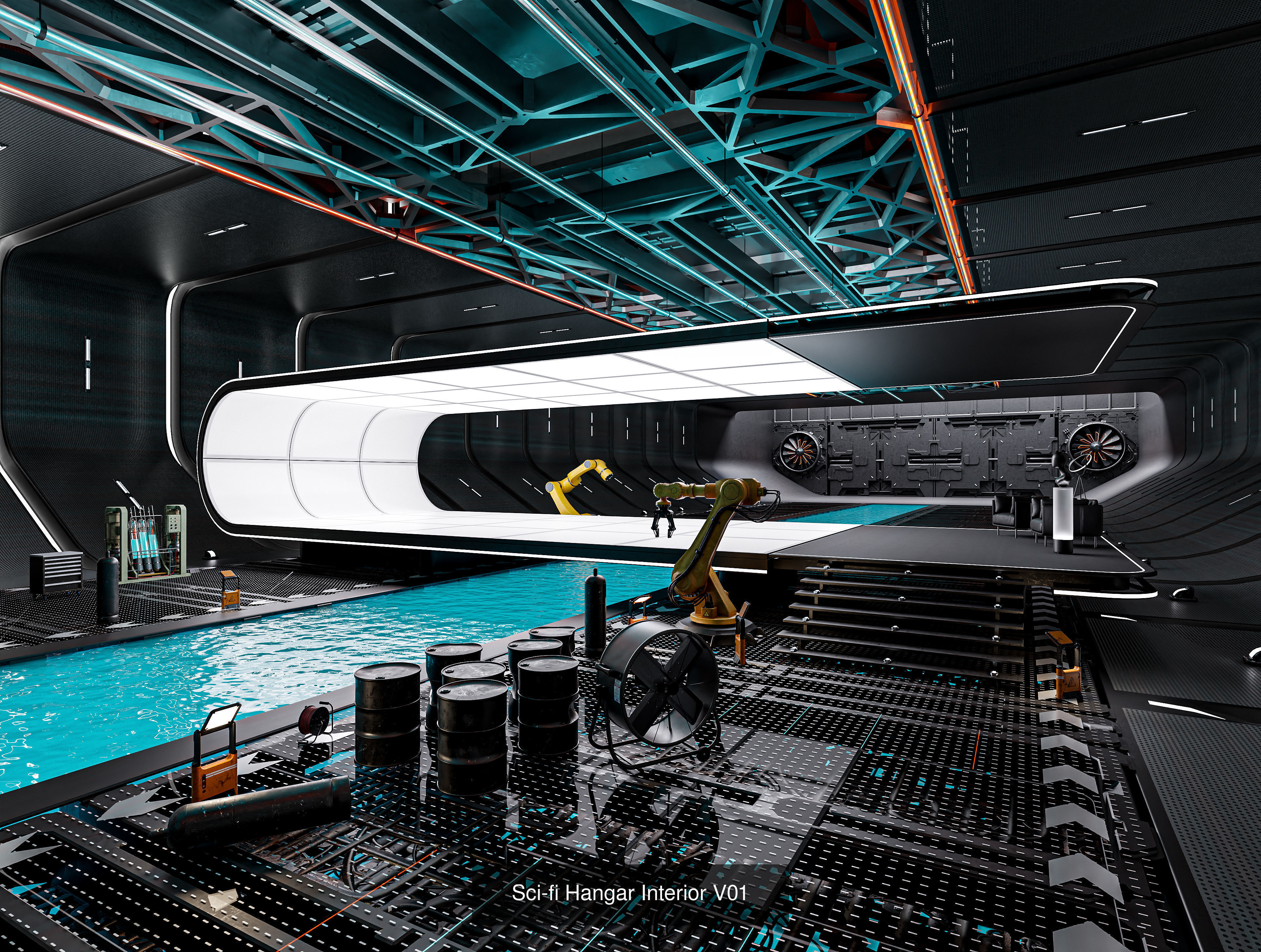 Multifunctional Scenes 3D Model Collection_10