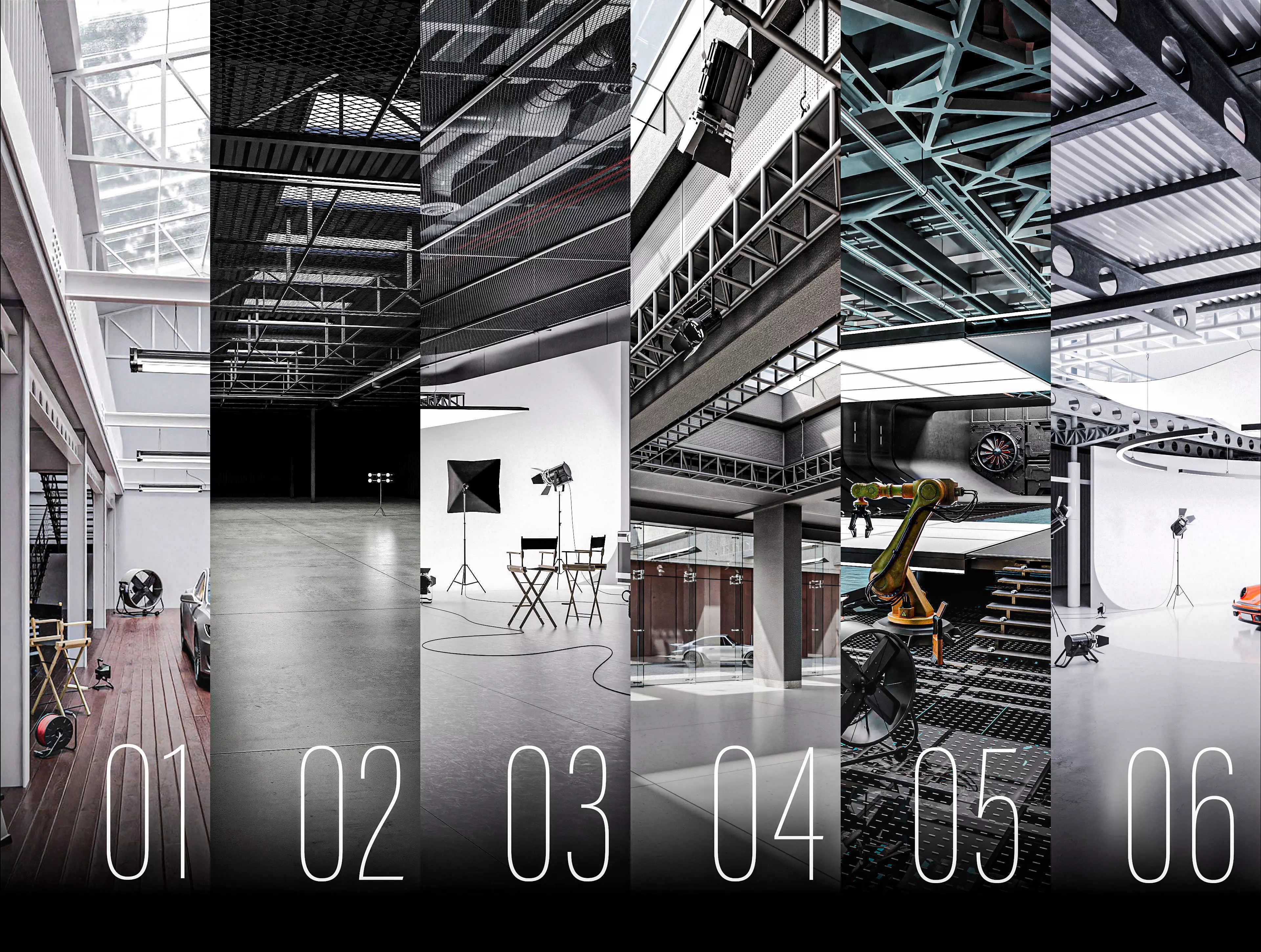 Multifunctional Scenes 3D Model Collection_0