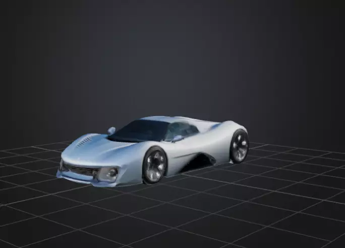 a sport car 3D model