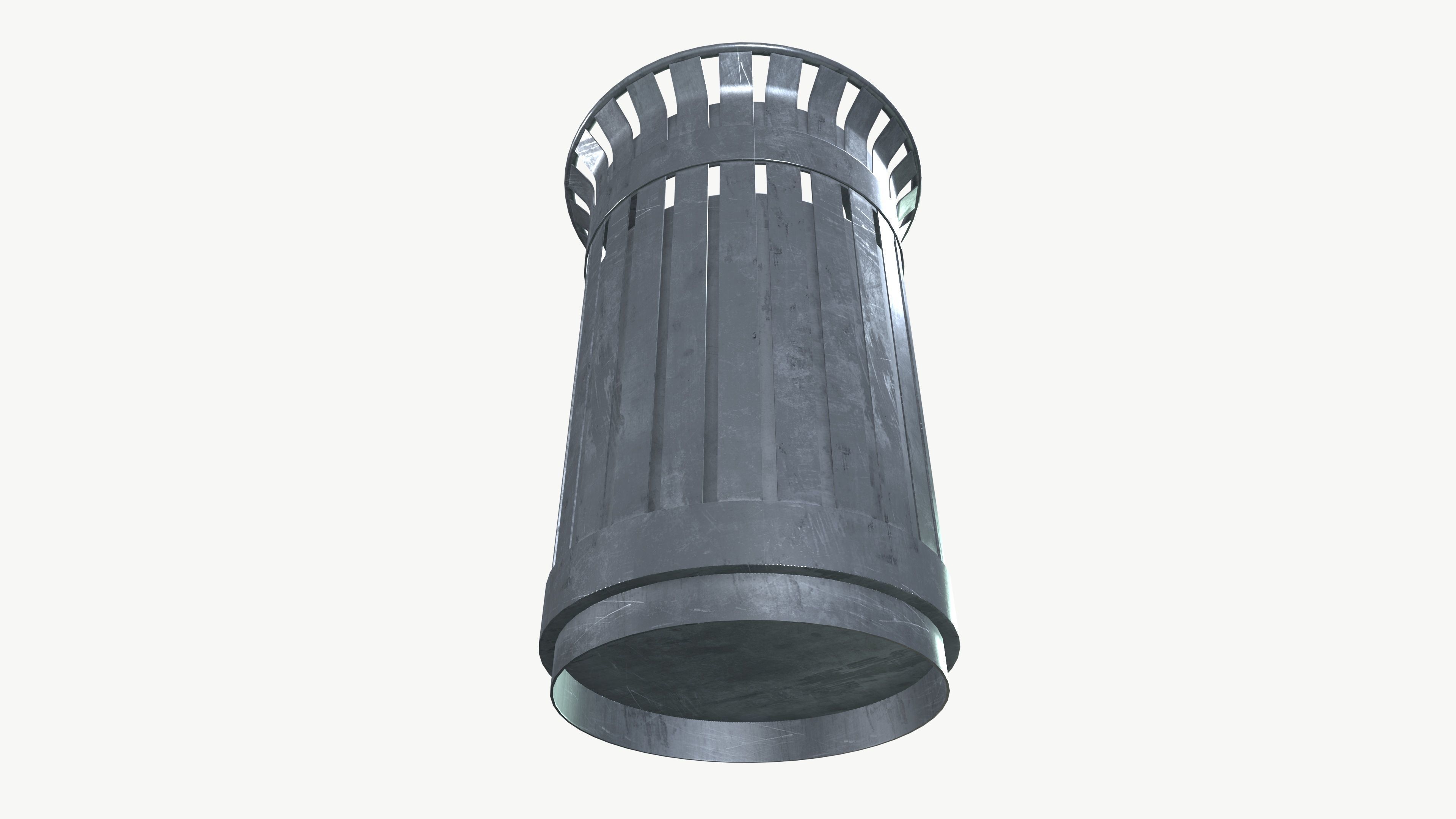 Trash Can 3D model_4