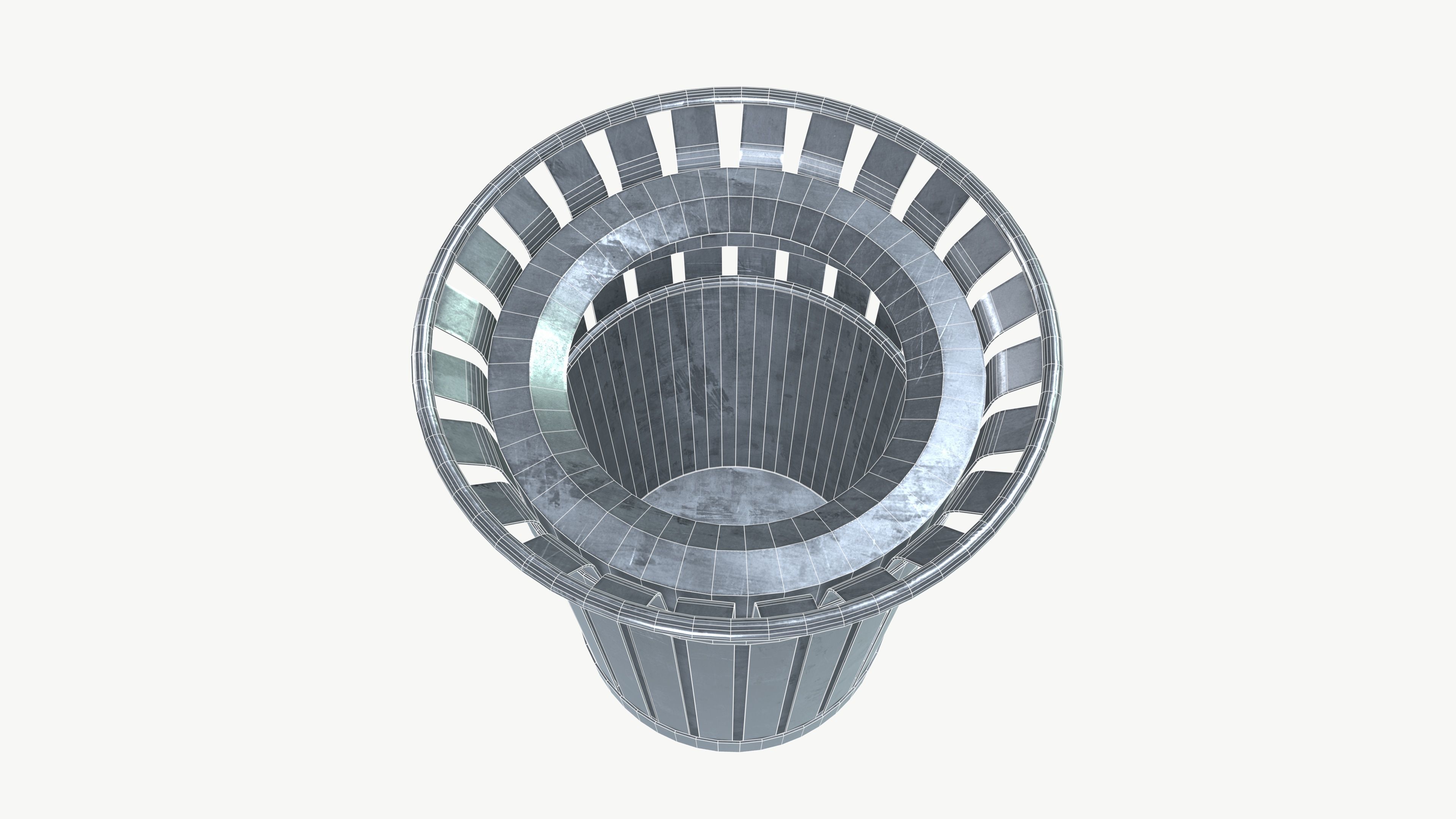 Trash Can 3D model_6