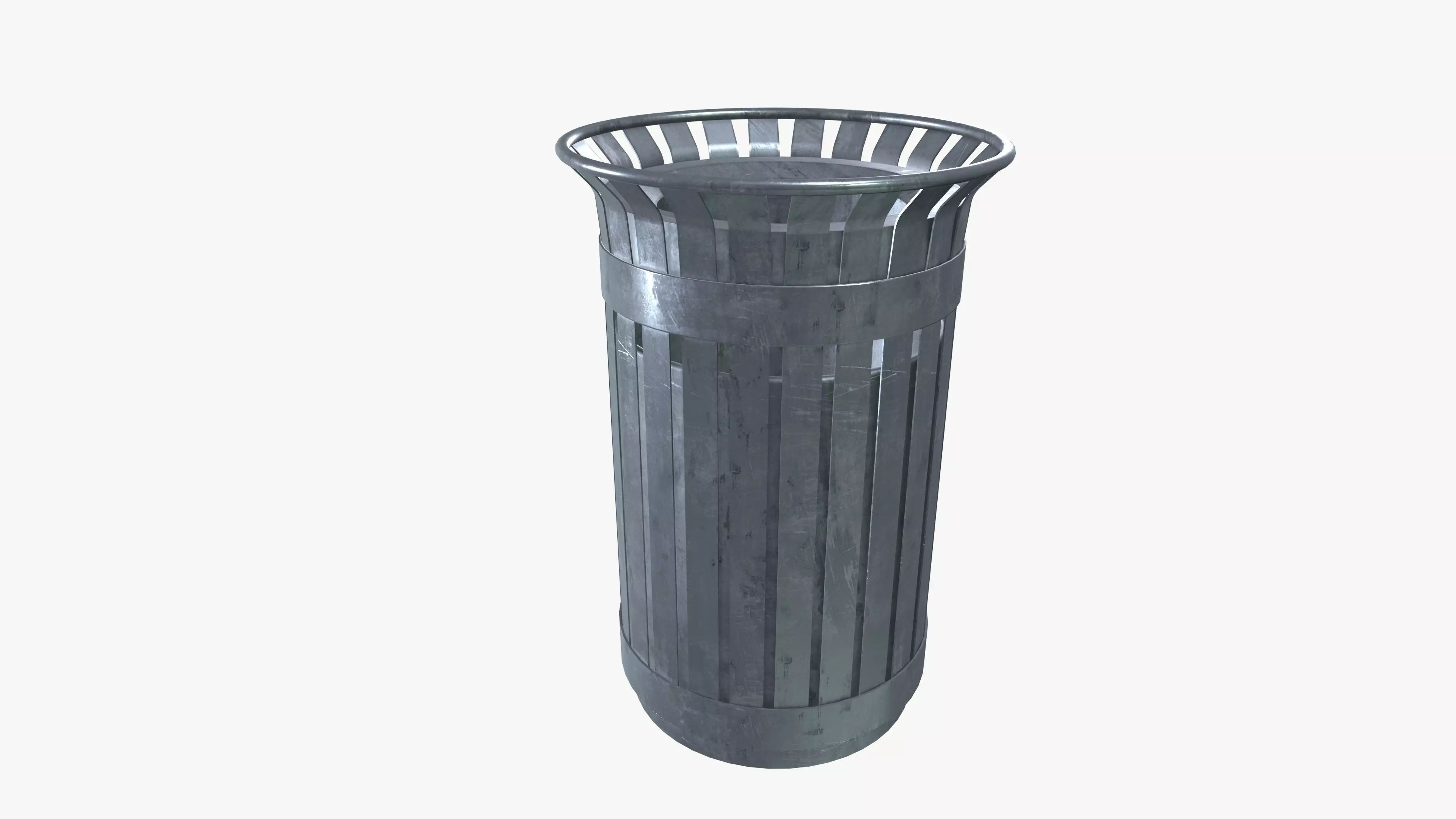 Trash Can 3D model_0