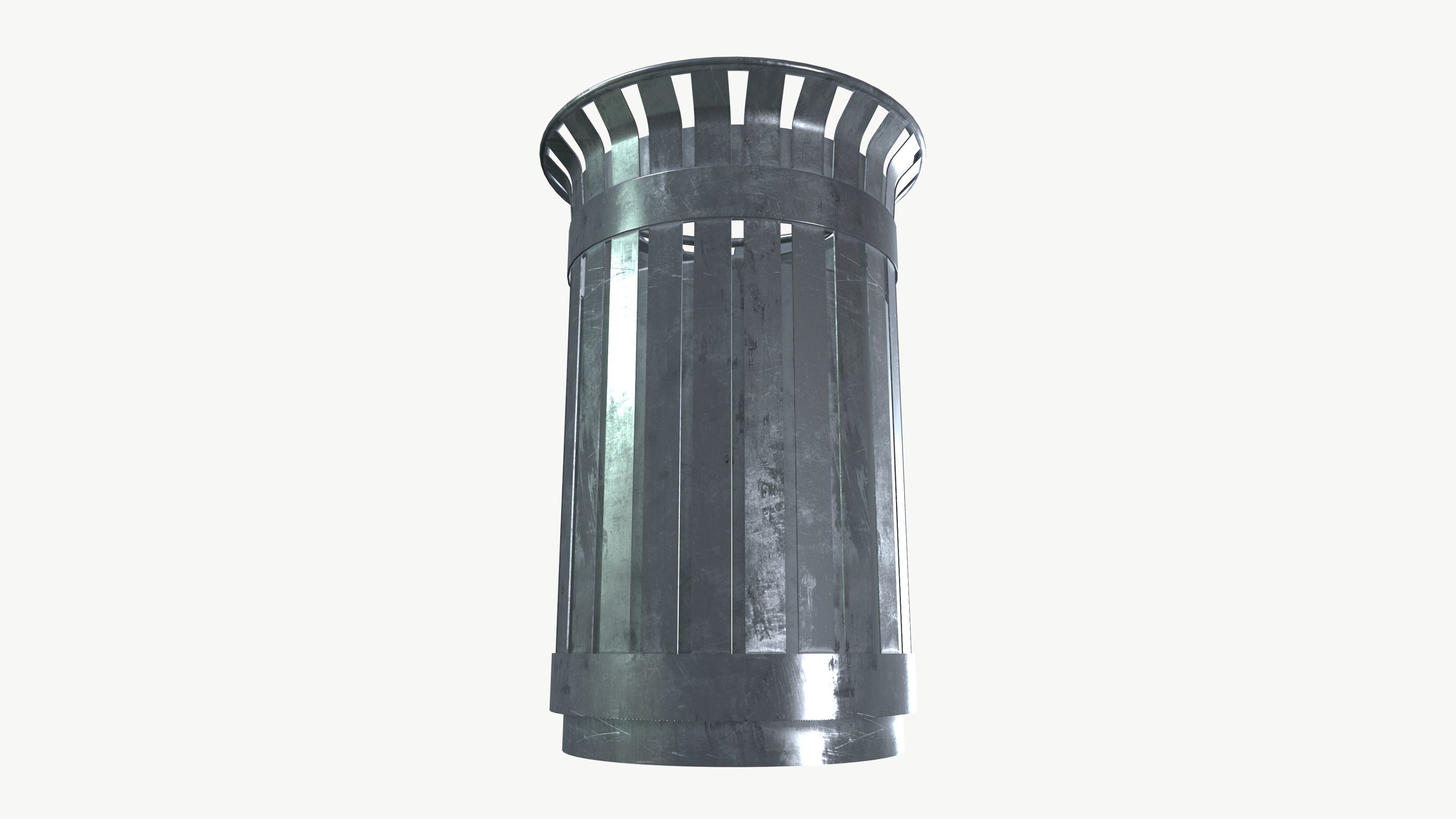 Trash Can 3D model_3