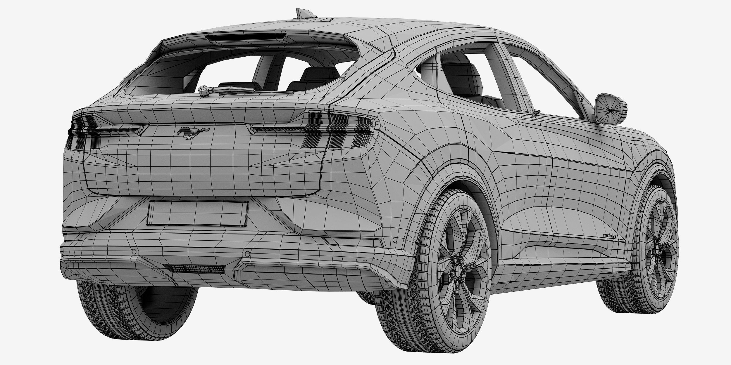 Mustang MACH-E 2021 3D model_16