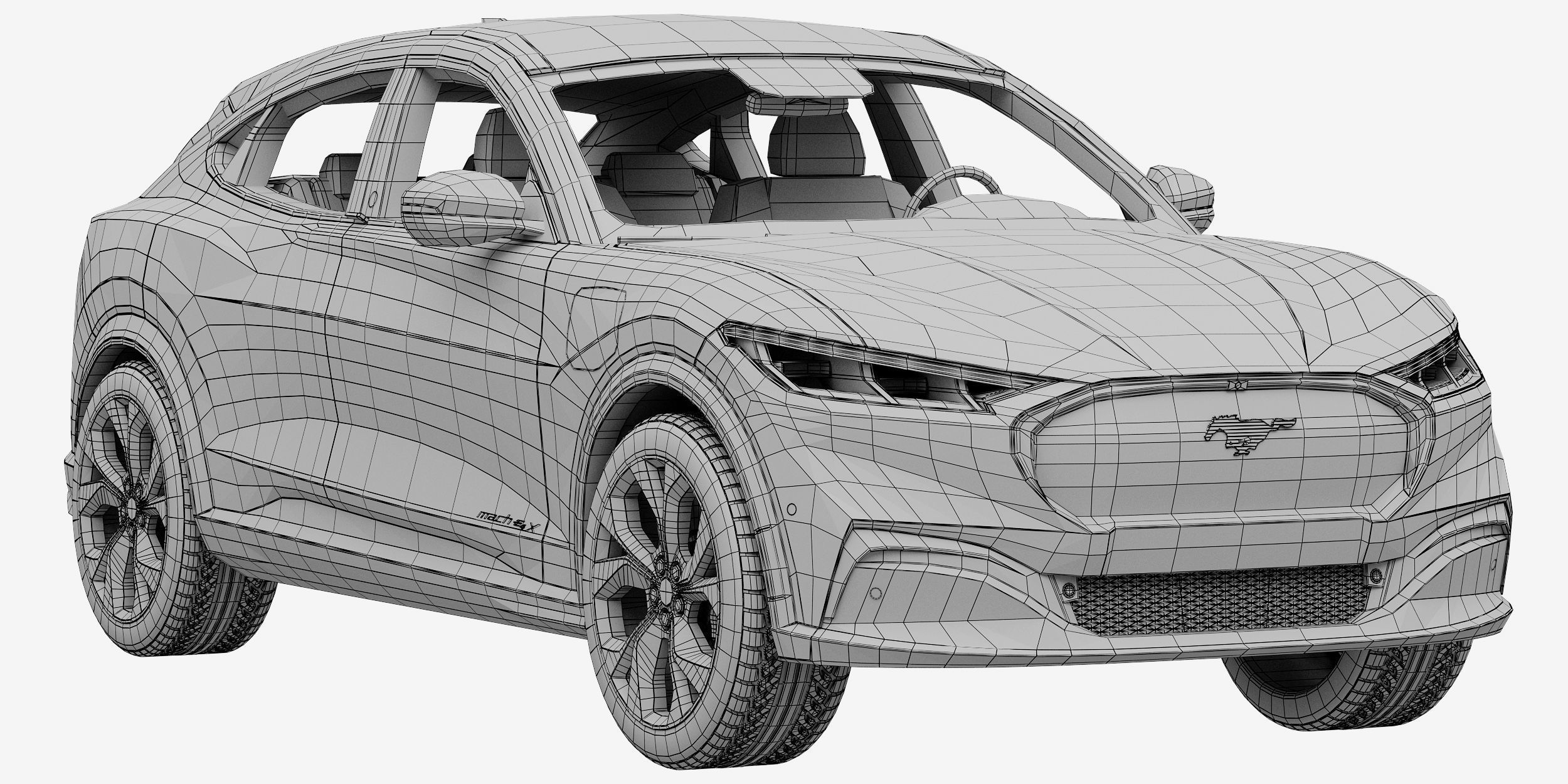 Mustang MACH-E 2021 3D model_14