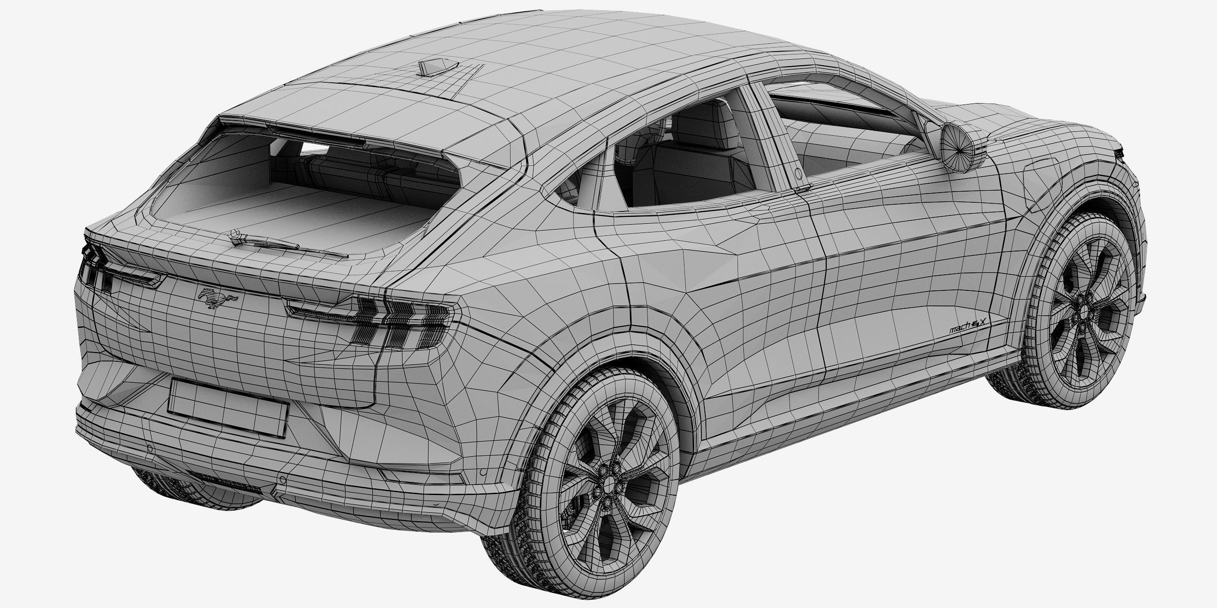 Mustang MACH-E 2021 3D model_17