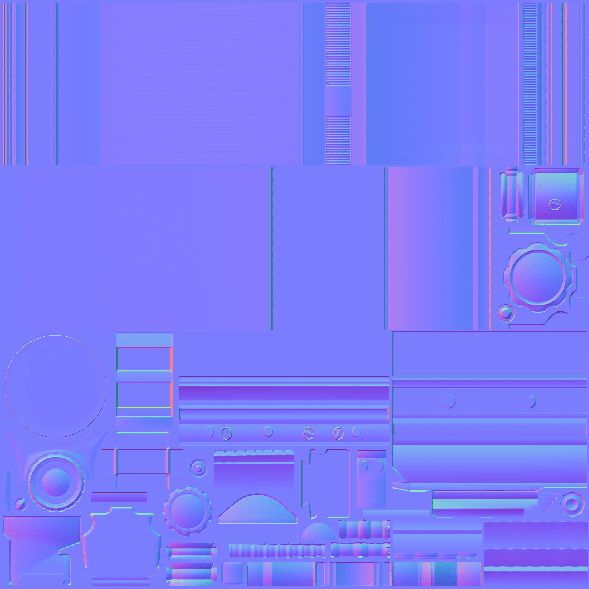 30-ASW338-gun model 3d game ready model Low-poly 3D model Low-poly 3D model_20