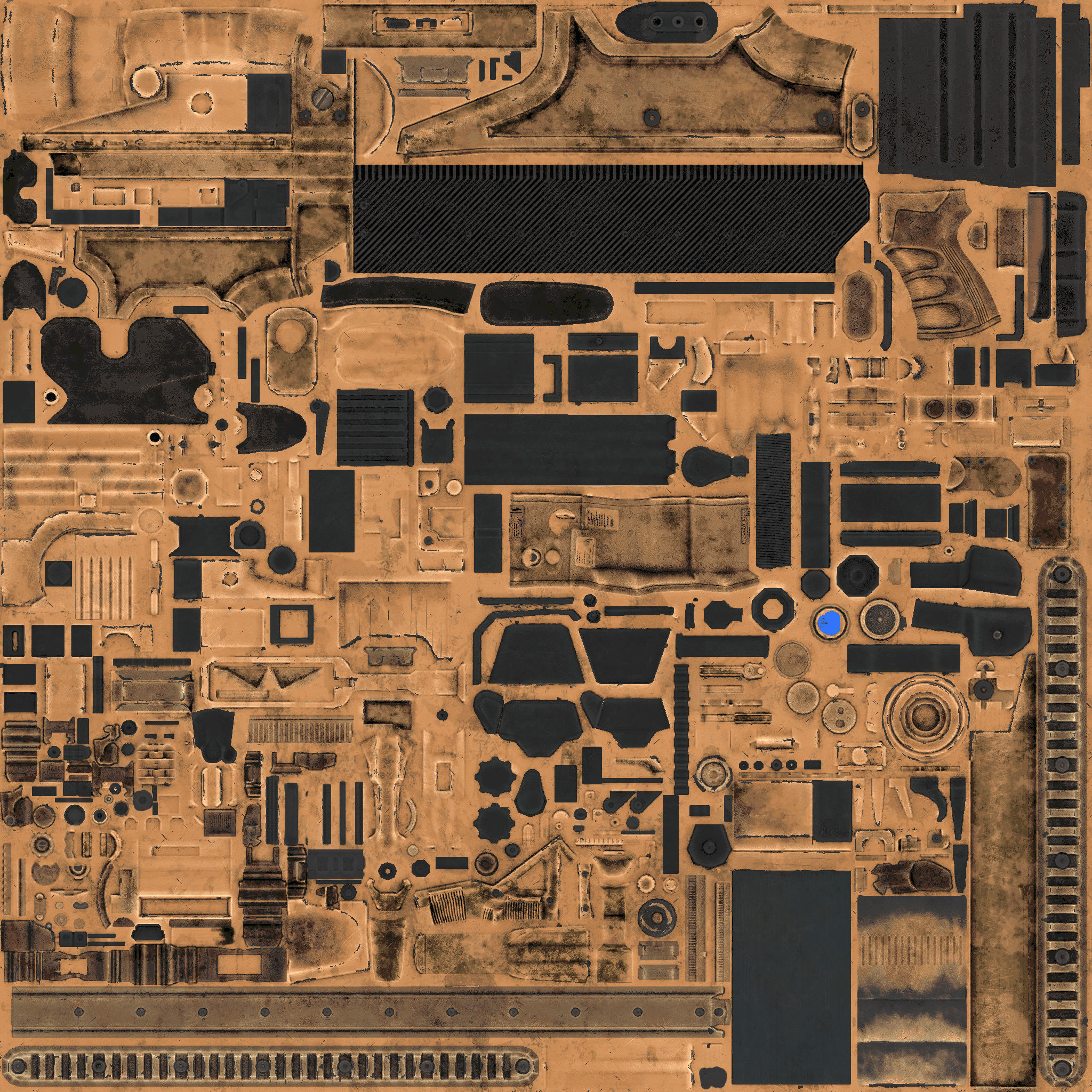 30-ASW338-gun model 3d game ready model Low-poly 3D model Low-poly 3D model_22