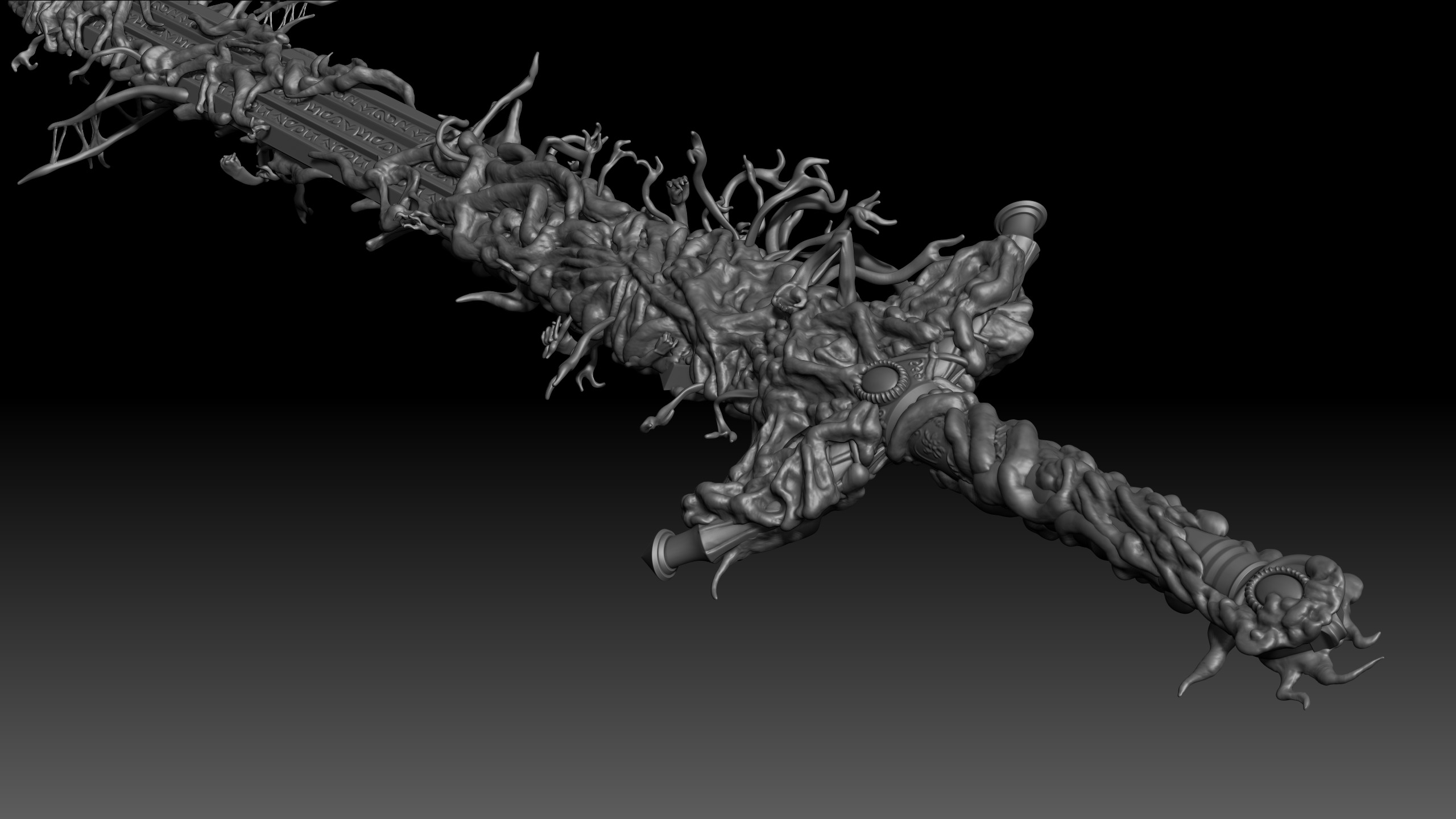 Blasphemous Blade - Elden Ring weapon  3D print model_5