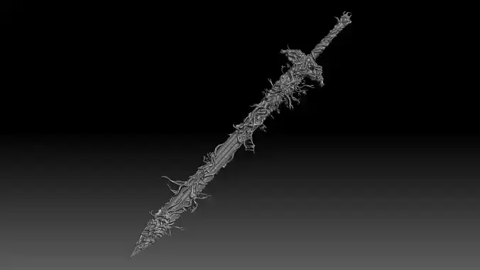 Blasphemous Blade - Elden Ring weapon  3D print model