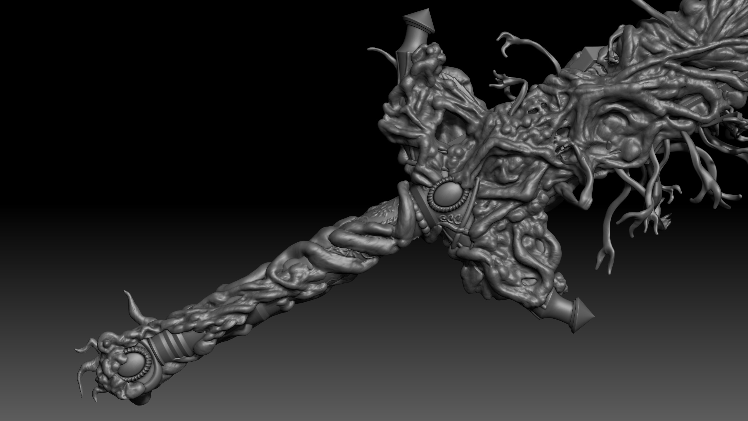 Blasphemous Blade - Elden Ring weapon  3D print model_6