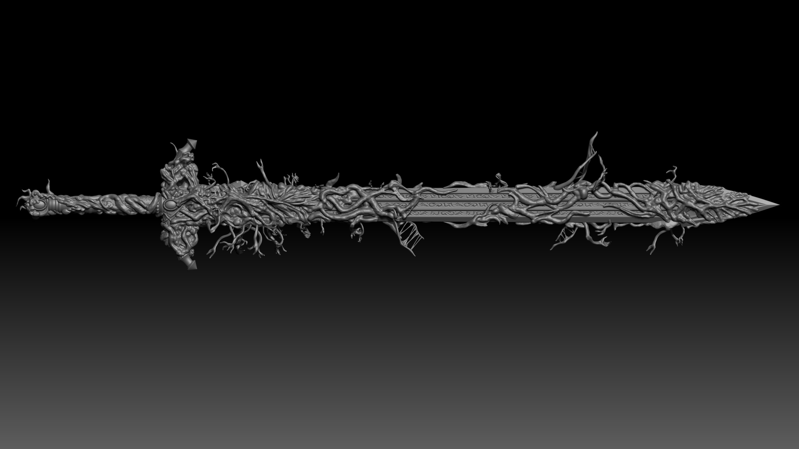 Blasphemous Blade - Elden Ring weapon  3D print model_3