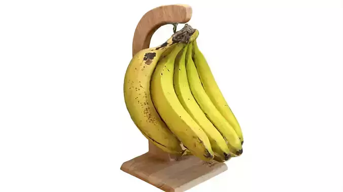 3D Scanned Bananas Photogrammetry Free 3D model