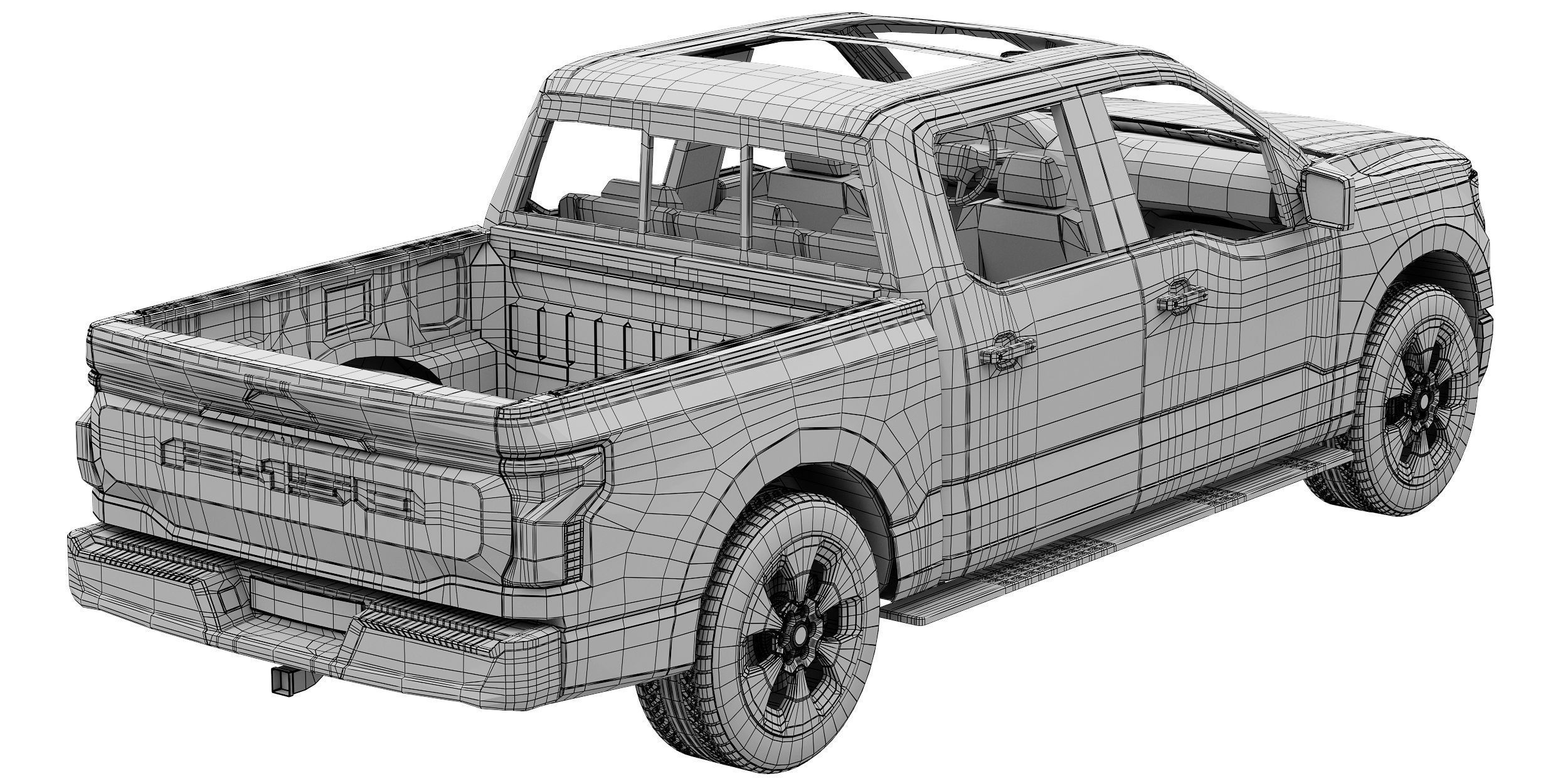 F-150 Lightning 2022 3D model_17