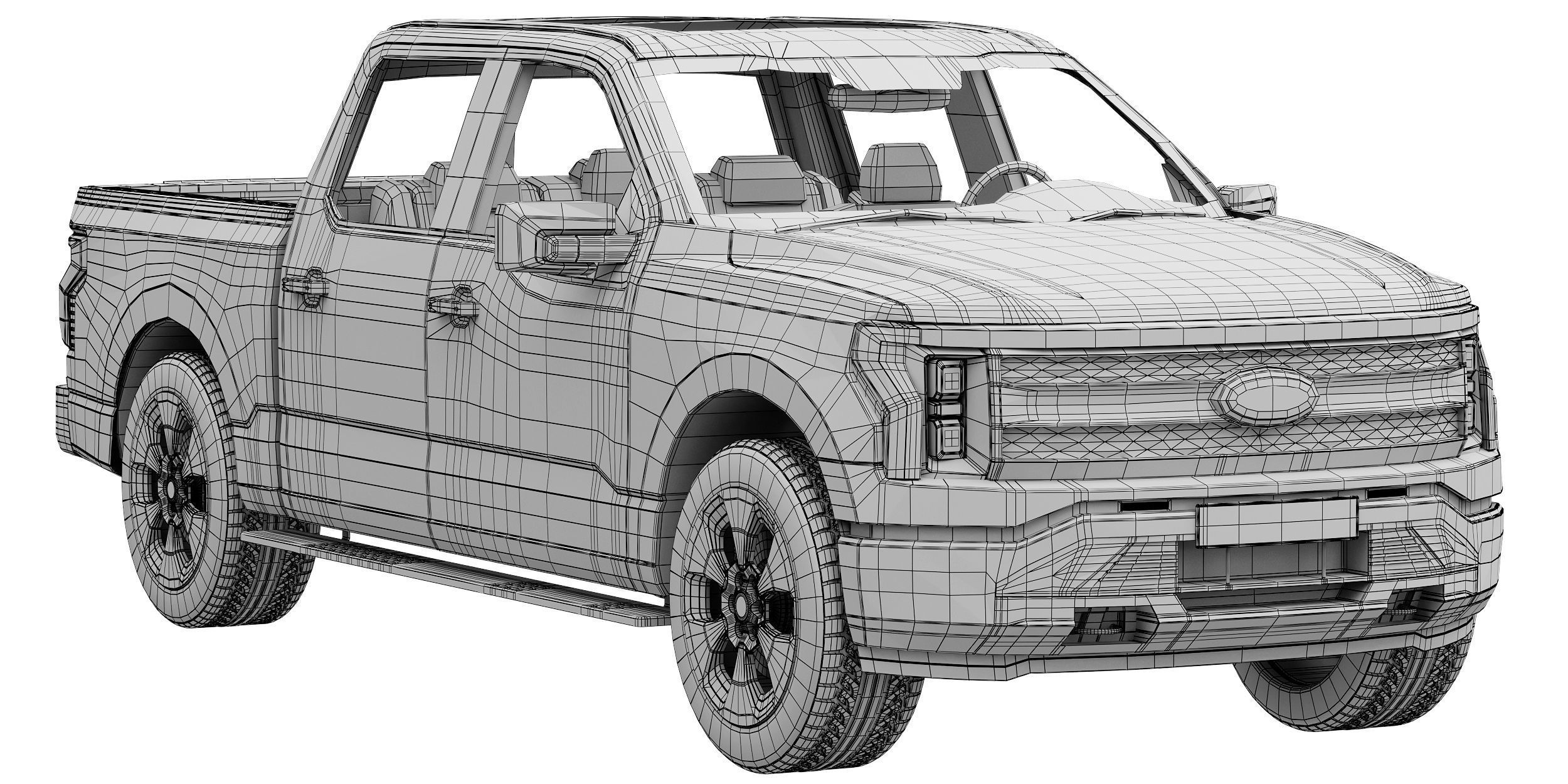 F-150 Lightning 2022 3D model_14