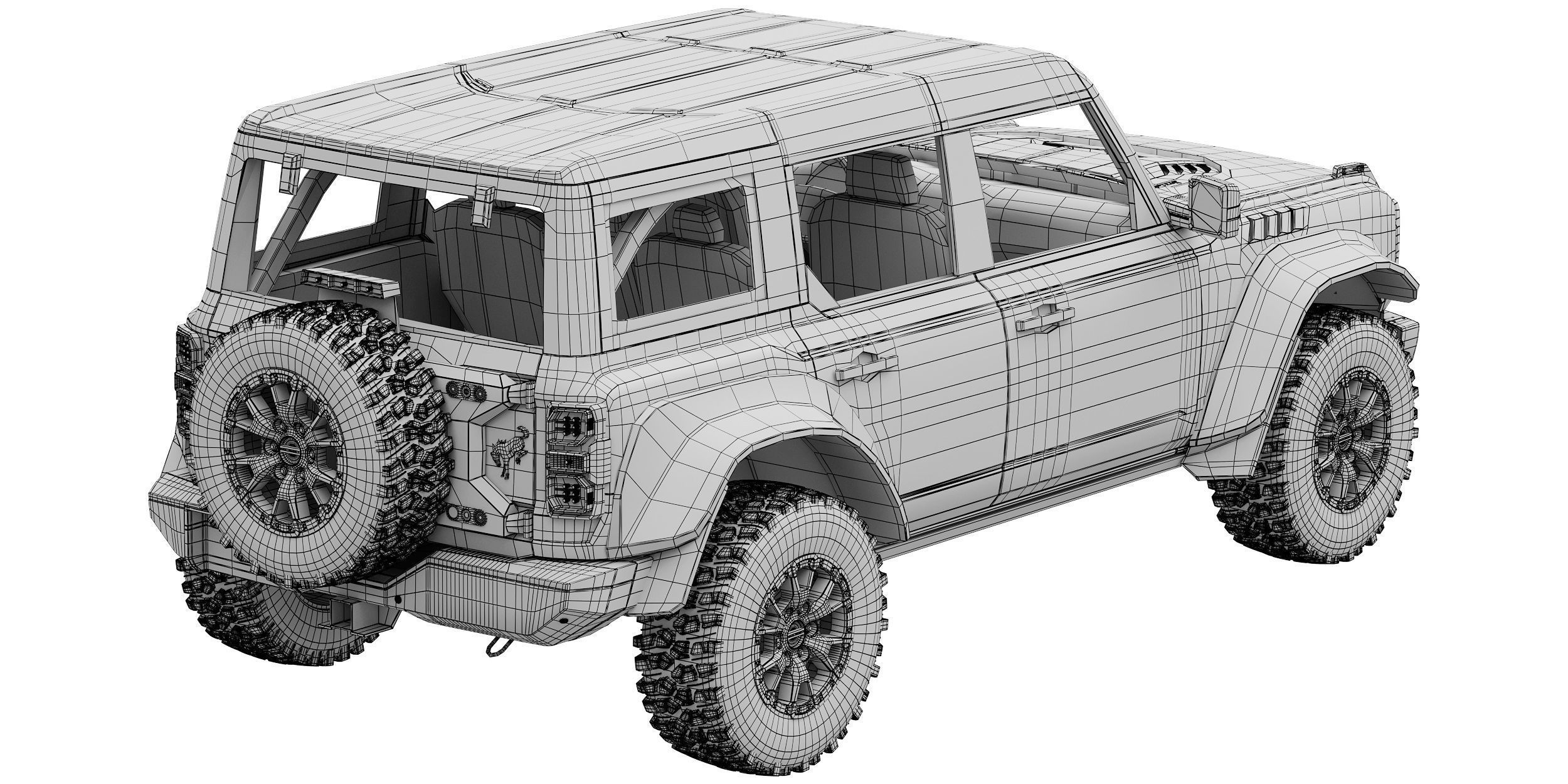 Bronco Raptor 2022 3D model_17