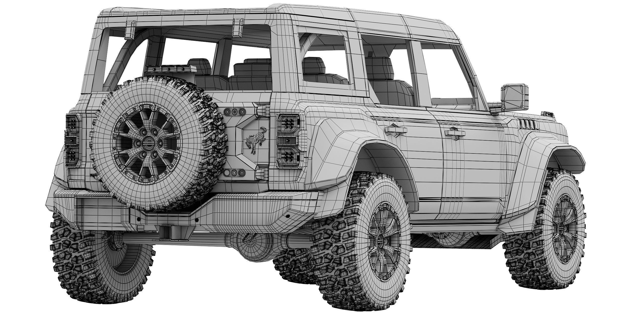 Bronco Raptor 2022 3D model_16