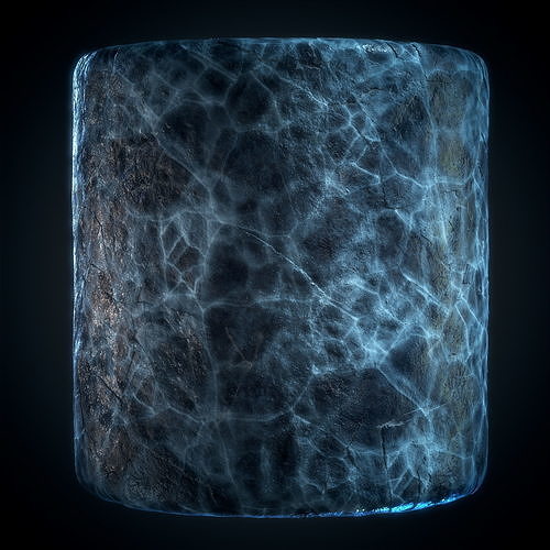 Frozen Ice Floor material - VOL 09 - Maps - SBsar Texture 4
