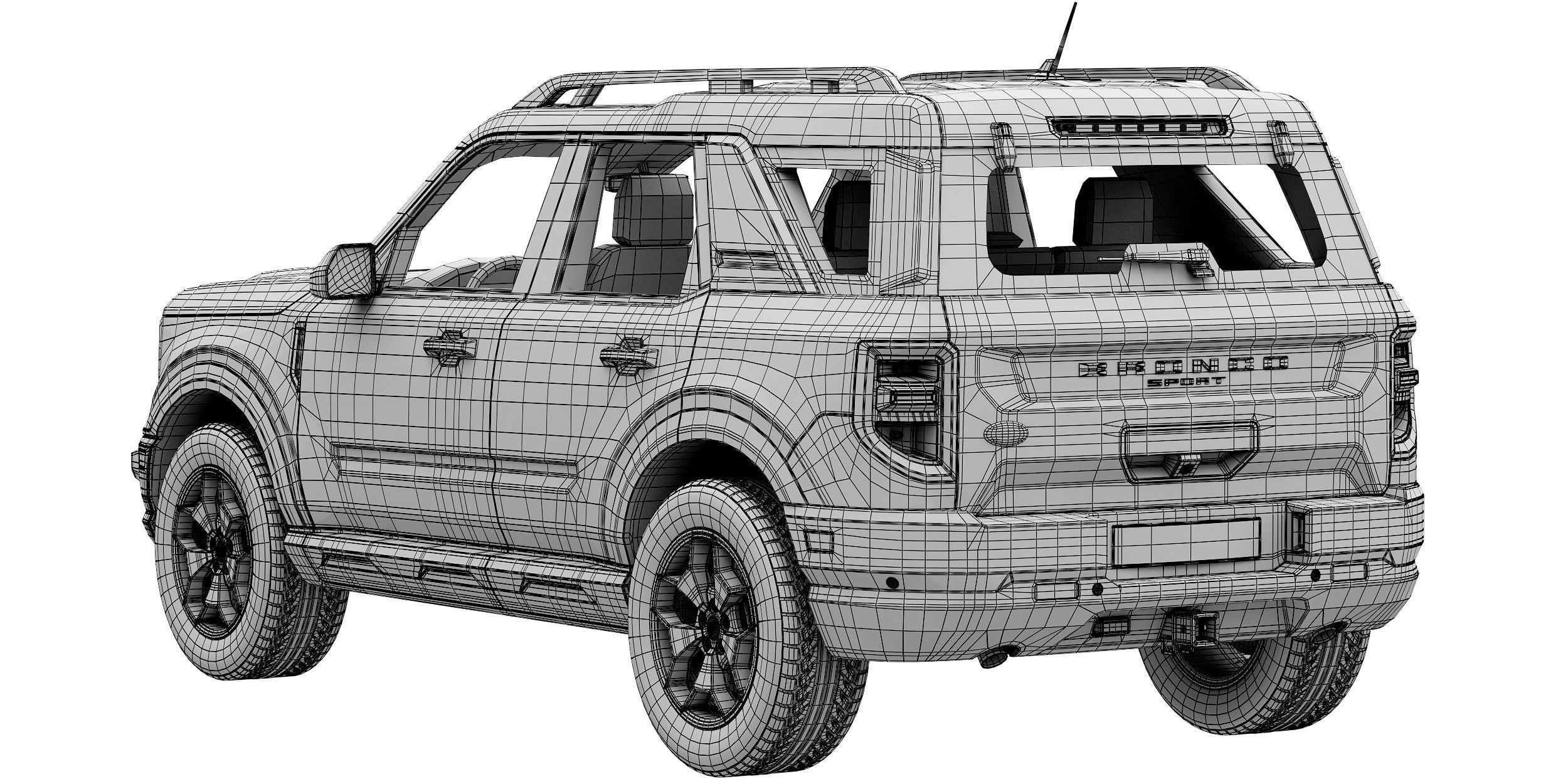 Bronco sport 3D model_15